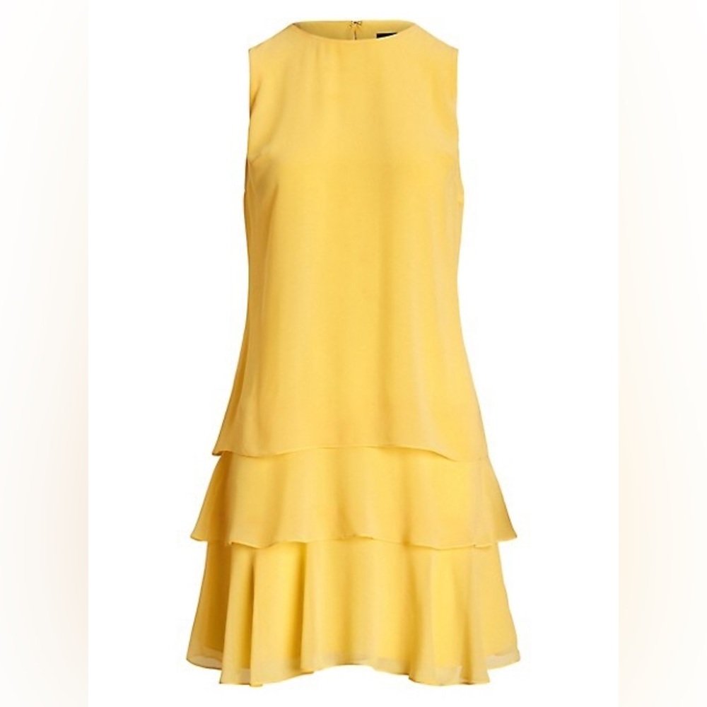 LAUREN RALPH LAUREN women’s Georgette Shift Dress